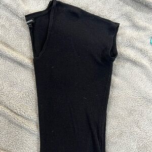 [Express] Waffle v neck Tee